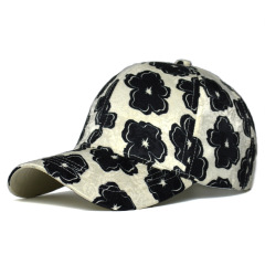 Women's Ethnic Style Floral Print Baseball Cap Hard Top Outdoor Sun Protection Casual Fashion Duckbill Cap