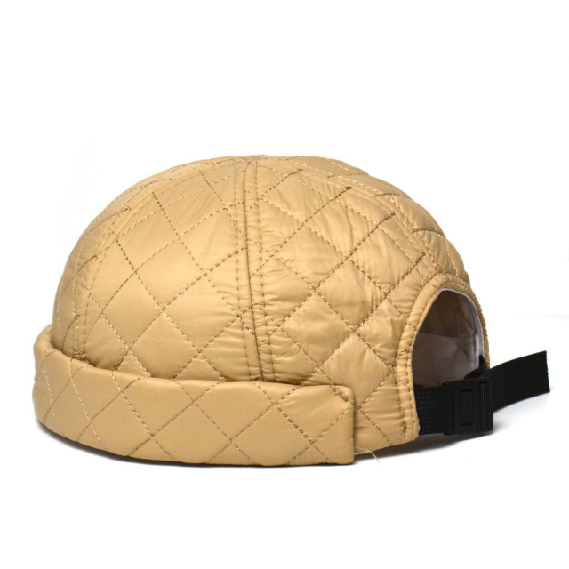 New Solid Color Lightweight Soft Down Cotton Warm Skullcap Beanie Men Women Casual Fashion Landlord Hat