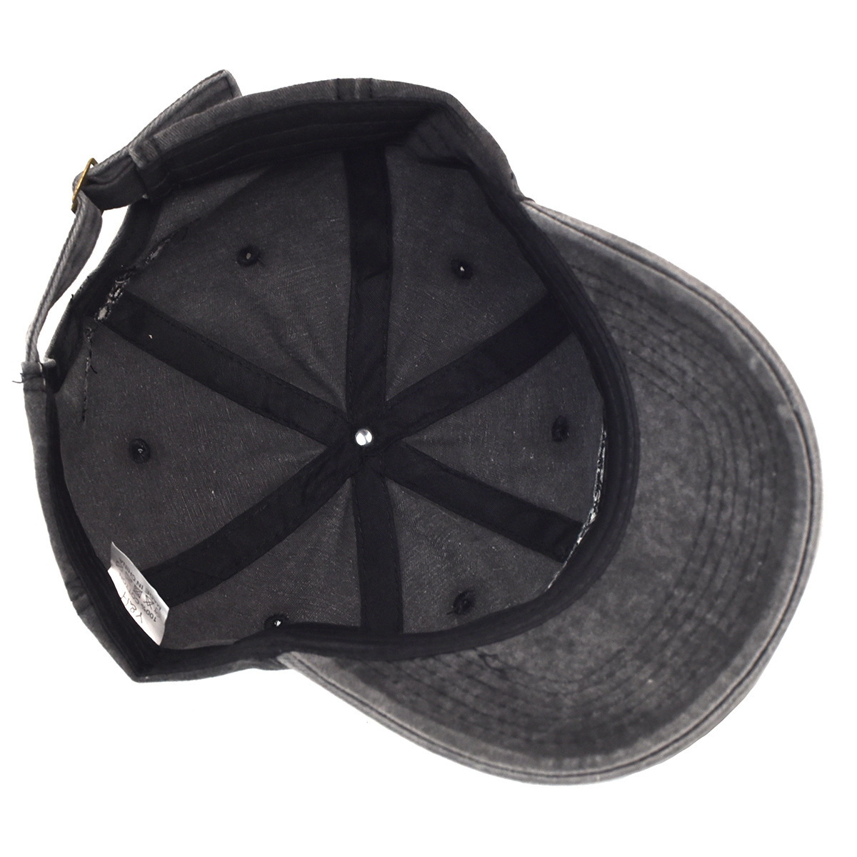 New Washed Cotton Embroidered Baseball Cap Fashion Adjustable Casual Sun Hat for Women Men