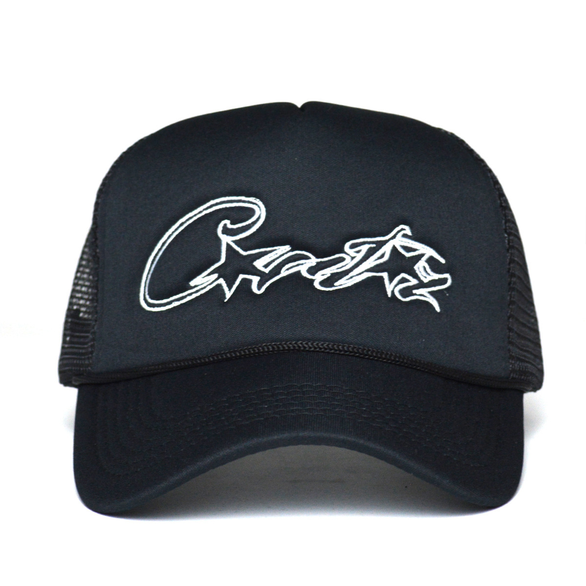 New American Style Trucker Hat Curved Brim Men Women Letter Embroidery Adjustable Sun Visor Driver Cap