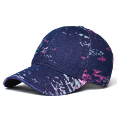 Women's Ethnic Style Floral Print Baseball Cap Hard Top Outdoor Sun Protection Casual Fashion Duckbill Cap