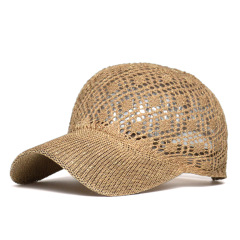 Summer New Women's Glitter Hollow Mesh Baseball Cap Korean Fashion Breathable Casual Sun Hat Adjustable Trendy Cap