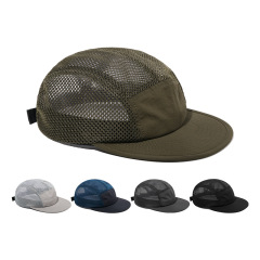 Quick Dry 5-Panel Mesh Baseball Cap Outdoor Unisex Camping Hat