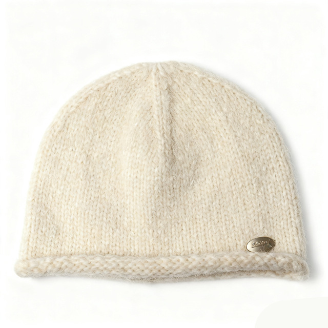 Women's Korean Style Rolled Edge Yellow Knitted Beanie Autumn Winter Face Slimming Warm Soft Knit Hat Cute Casual Solid Color Skullies