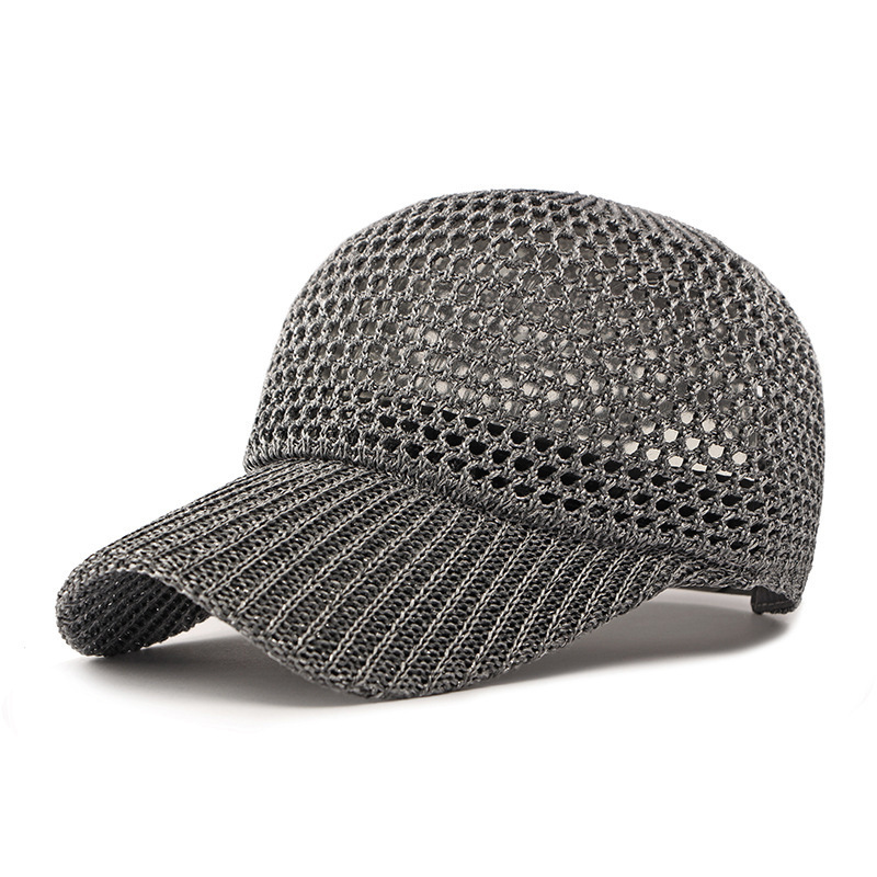 Unisex Summer Breathable Mesh Baseball Cap Outdoor UV Protection Trucker Fishing Sunhat