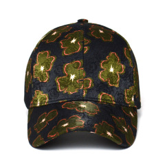 Women's Ethnic Style Floral Print Baseball Cap Hard Top Outdoor Sun Protection Casual Fashion Duckbill Cap