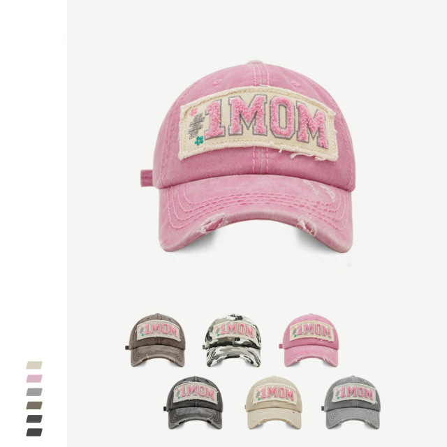 Towel Embroidery Letter Patch Baseball Cap for Men Women Winter Korean Fashion Streetwear Distressed Dad Hat