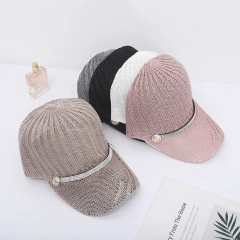 Woven Breathable Baseball Cap Sweat Absorbent Deodorant Sports Hat for Outdoor Travel