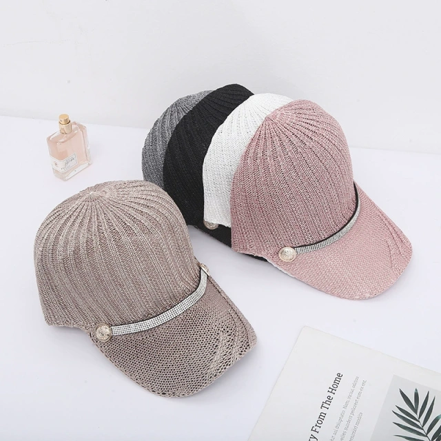 Woven Breathable Baseball Cap Sweat Absorbent Deodorant Sports Hat for Outdoor Travel