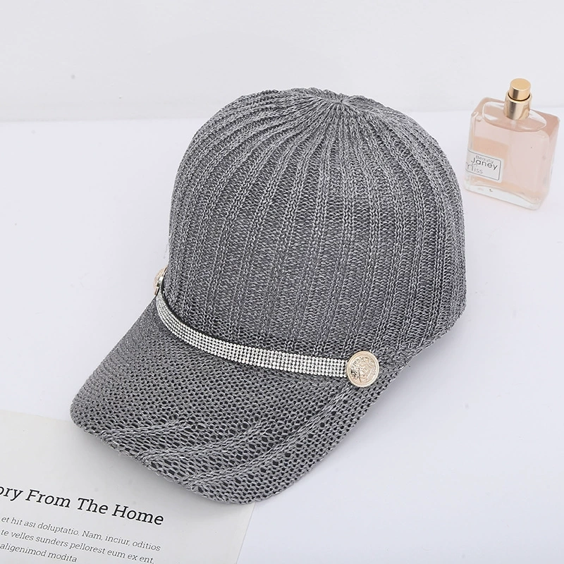 Woven Breathable Baseball Cap Sweat Absorbent Deodorant Sports Hat for Outdoor Travel