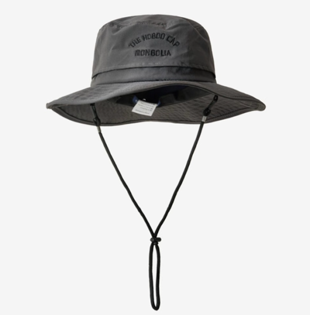 Women's Summer Breathable Outdoor Sun Bucket Hat Solid Color Letter UV Protection Hat