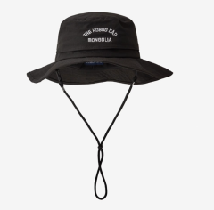 Women's Summer Breathable Outdoor Sun Bucket Hat Solid Color Letter UV Protection Hat