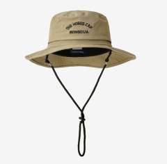 Women's Summer Breathable Outdoor Sun Bucket Hat Solid Color Letter UV Protection Hat