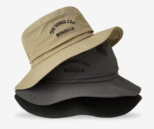 Women's Summer Breathable Outdoor Sun Bucket Hat Solid Color Letter UV Protection Hat