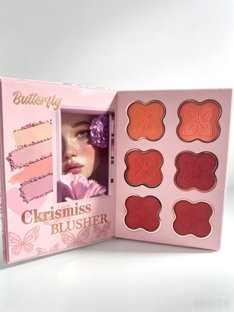 Paleta de maquillaje todo en uno Butterfly de CKRISMISS | 4 en 1: sombra de ojos, colorete, iluminador y contorno.