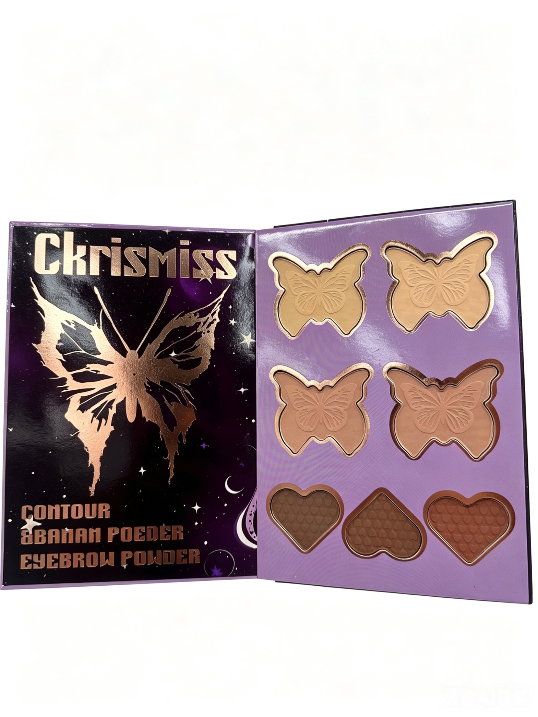 🦋 Ckrissmiss Butterfly All-In-One Makeup Book Set