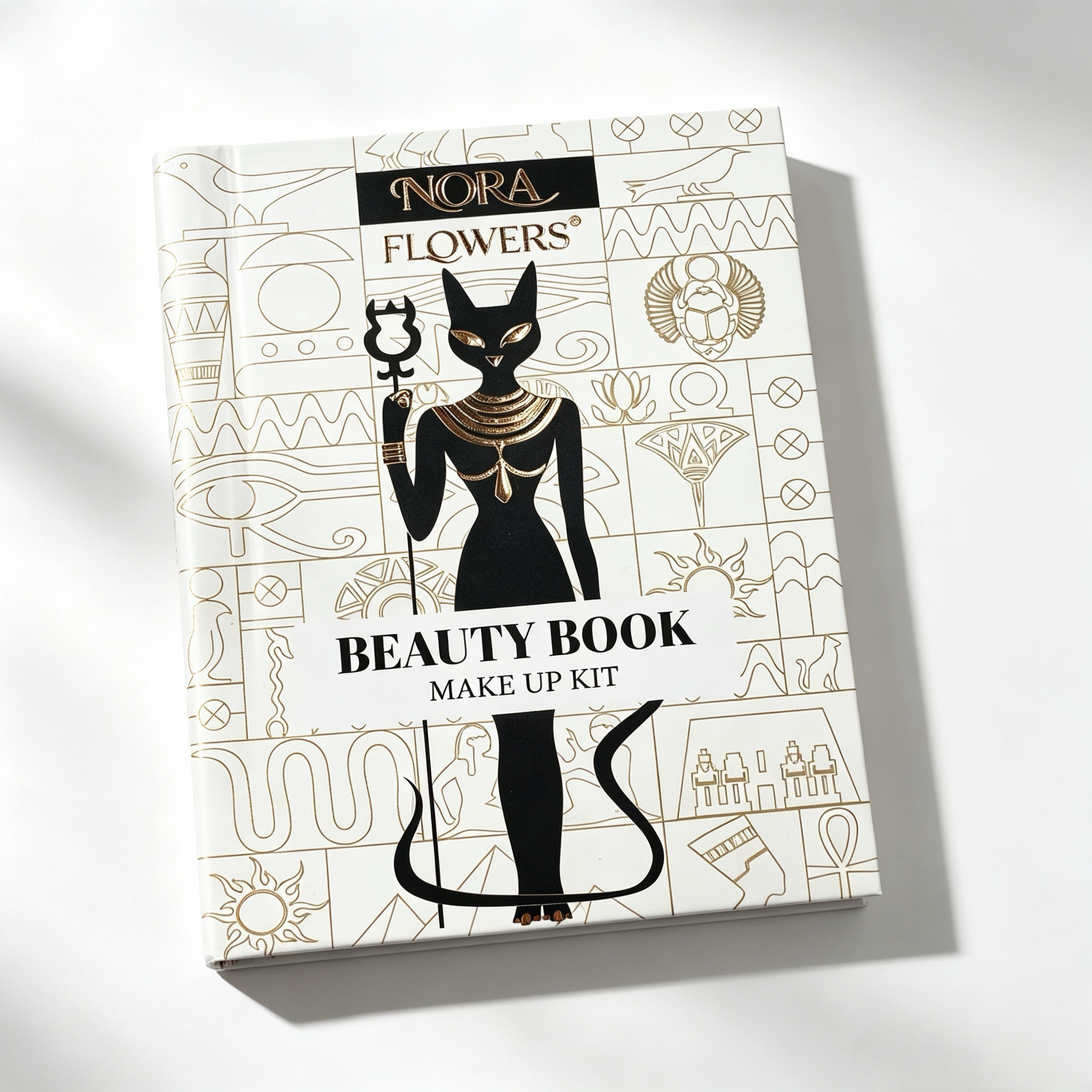 Ancient Egypt Inspired Complete Makeup Book | Eyeshadow + Blush + Highlighter + Lip Gloss All In One