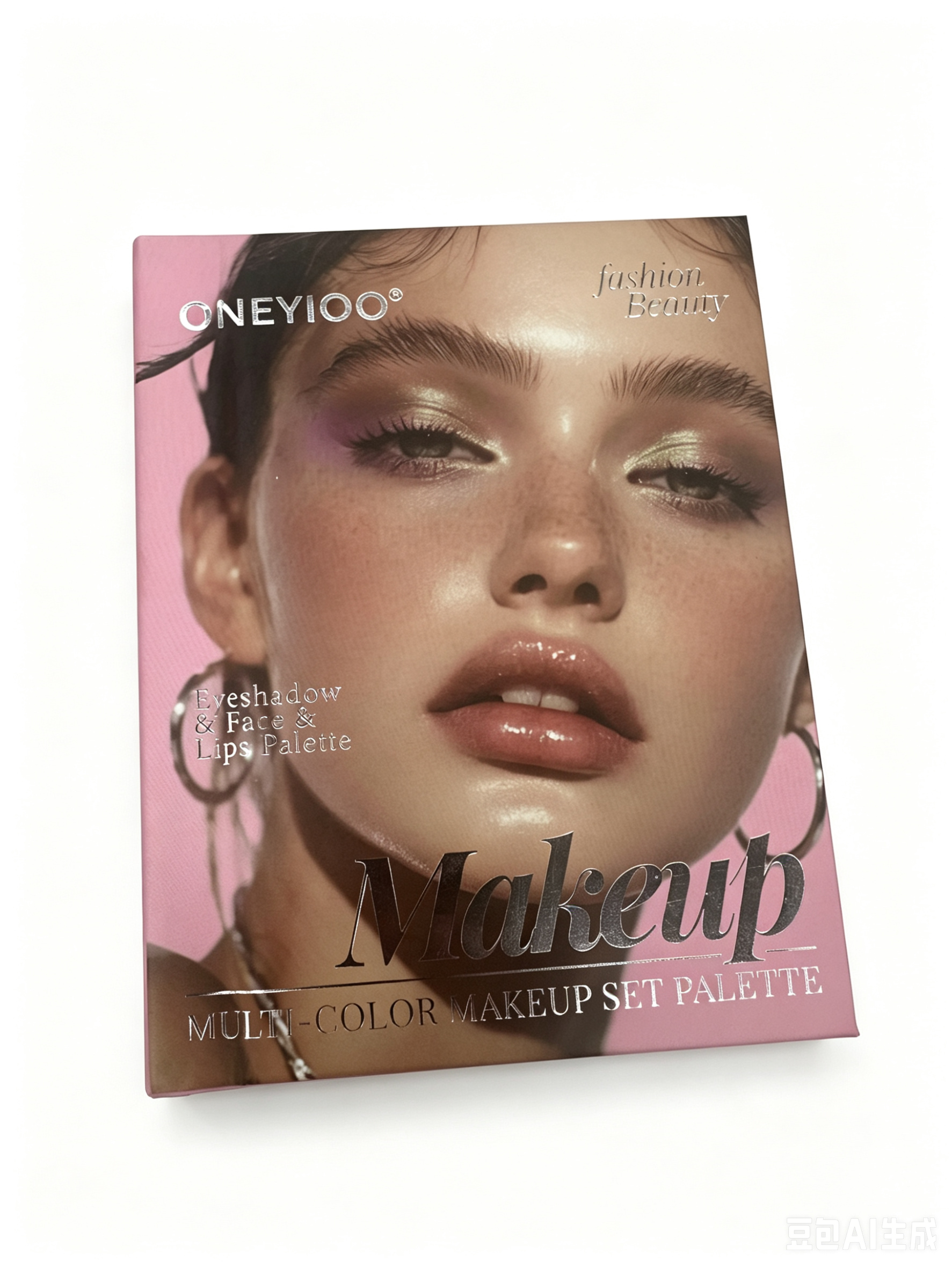 ONEYIOO Glow Up Girl All-In-One Book Makeup Palette | Eyeshadow, Brow Powder, Blush, Highlighter & Lip Gloss Full Makeup Kit