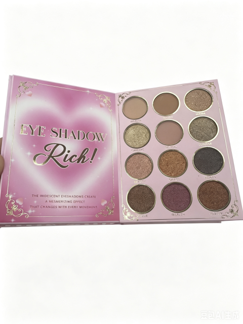 ONEYIOO Glow Up Girl All-In-One Book Makeup Palette | Eyeshadow, Brow Powder, Blush, Highlighter & Lip Gloss Complete Full Face Makeup Kit
