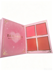 ONEYIOO Glow Up Girl All-In-One Book Makeup Palette | Eyeshadow, Brow Powder, Blush, Highlighter & Lip Gloss Complete Full Face Makeup Kit