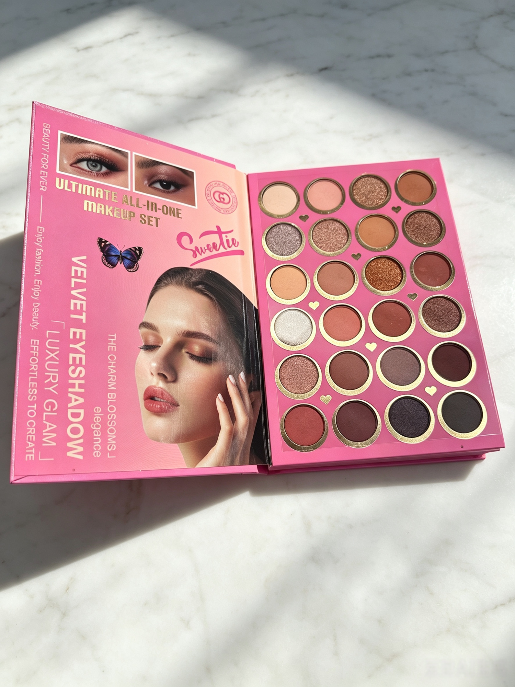IGOODCO Butterfly All-In-One Professional Full Makeup Set