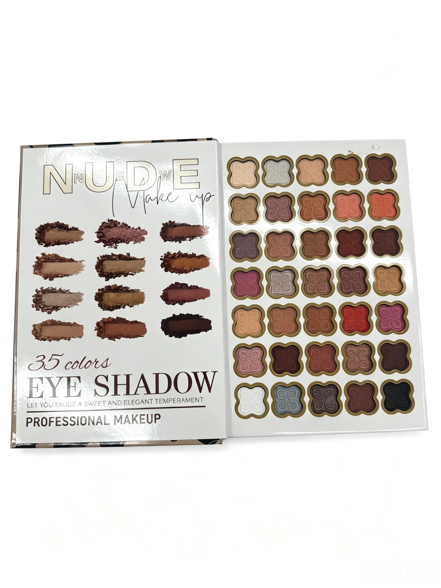 Krismiss 5-in-1 Leopard Print Book Makeup Palette
