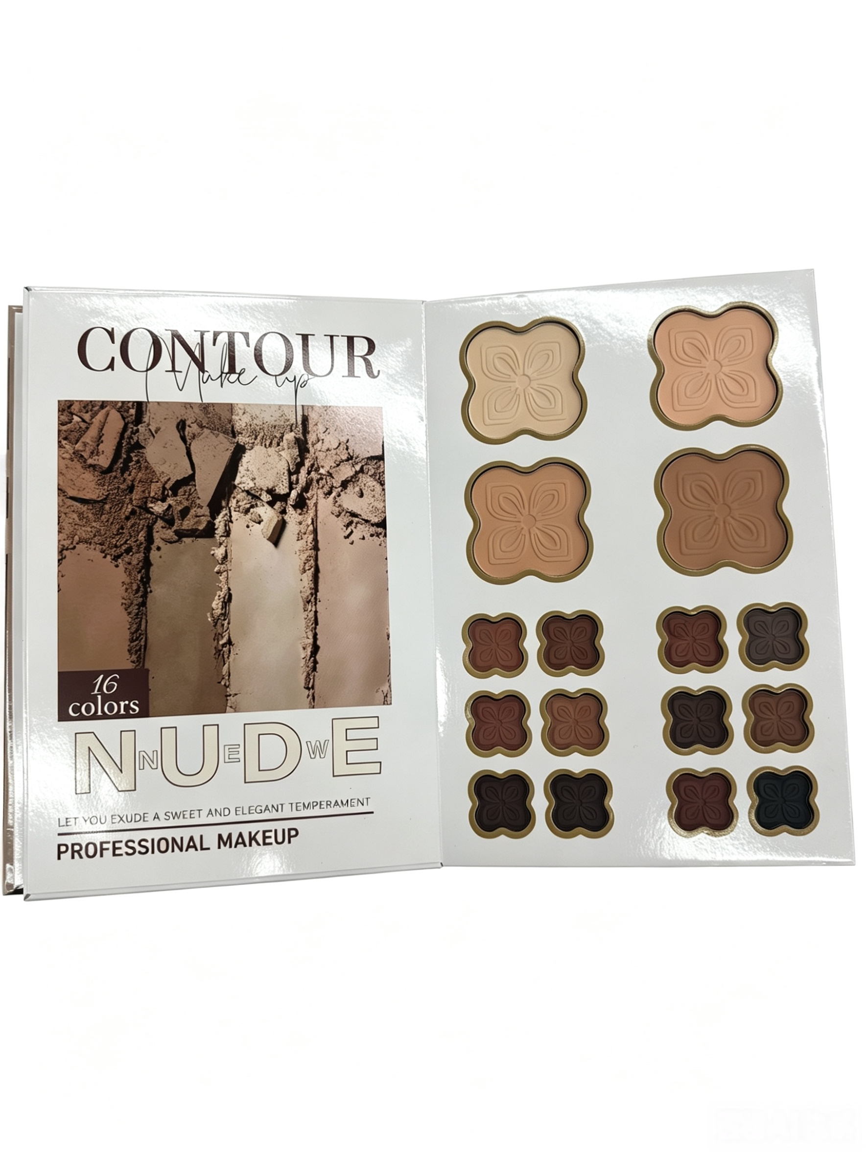 Krismiss 5-in-1 Leopard Print Book Makeup Palette