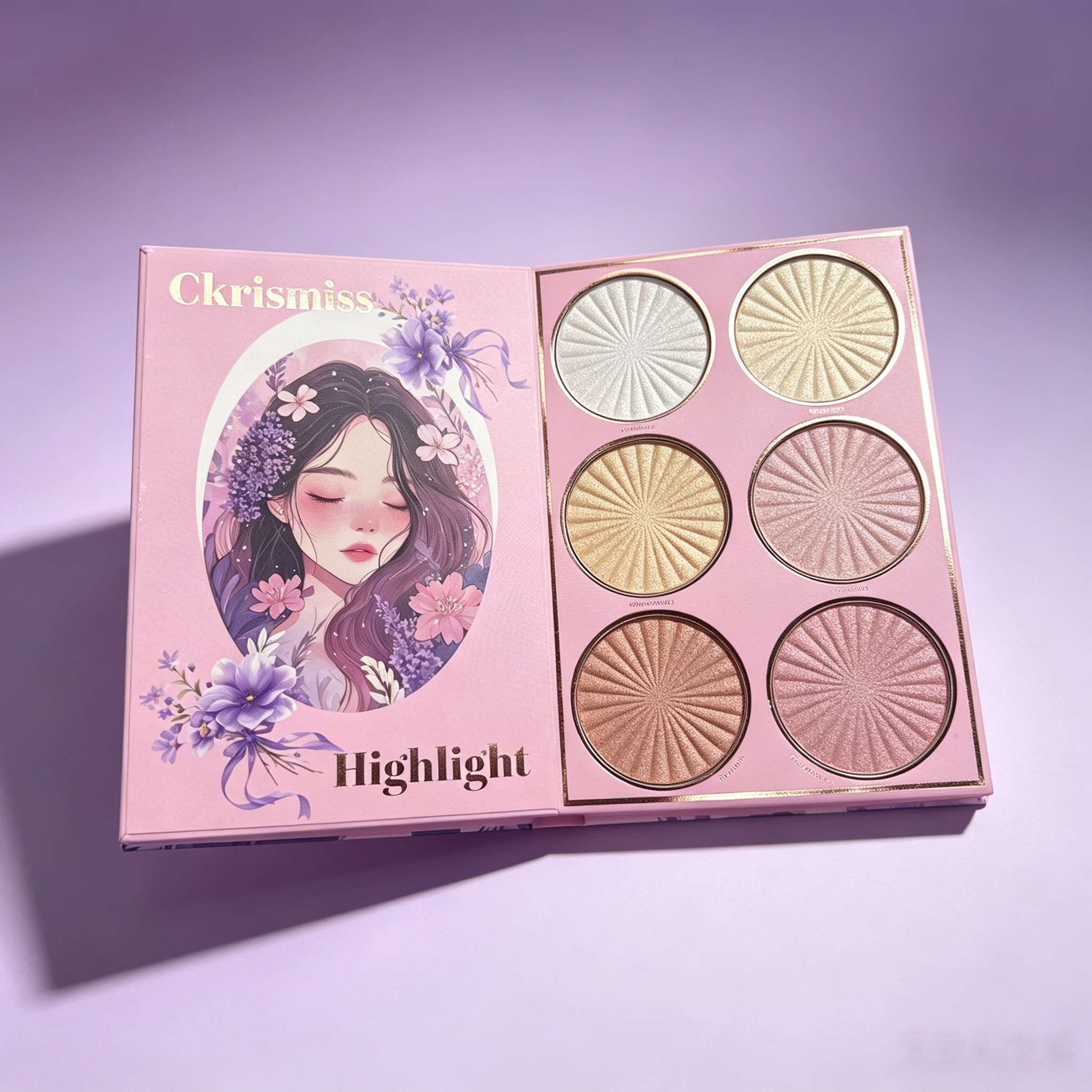 Krismiss Lavender Dream 4-in-1 All In One Makeup Book Palette