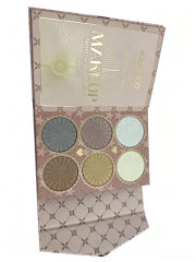IGOODCO Luxury Book Style All In One Full Makeup Kit | Double Eyeshadow + Blush + Highlight Contour + Cream Concealer + Eyebrow Powder + Lip Gloss Complete Professional Makeup Gift Set