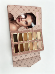 IGOODCO Luxury Book Style All In One Full Makeup Kit | Double Eyeshadow + Blush + Highlight Contour + Cream Concealer + Eyebrow Powder + Lip Gloss Complete Professional Makeup Gift Set