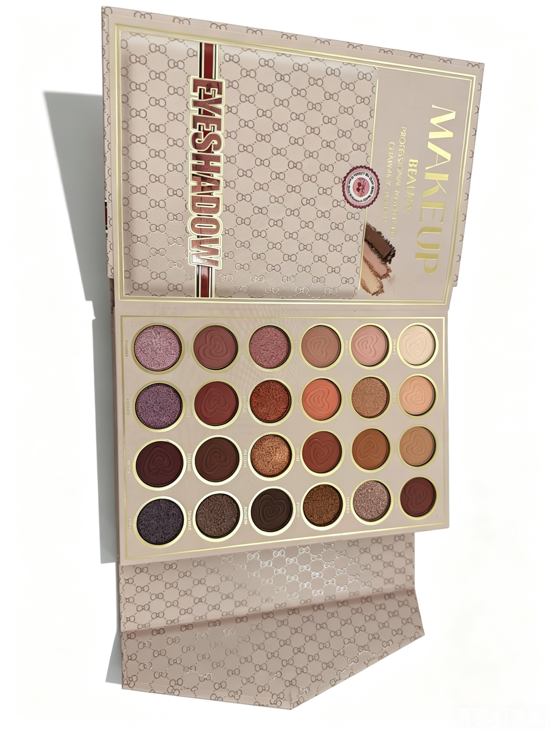 IGOODCO Luxury Book Style All In One Full Makeup Kit | Double Eyeshadow + Blush + Highlight Contour + Cream Concealer + Eyebrow Powder + Lip Gloss Complete Professional Makeup Gift Set