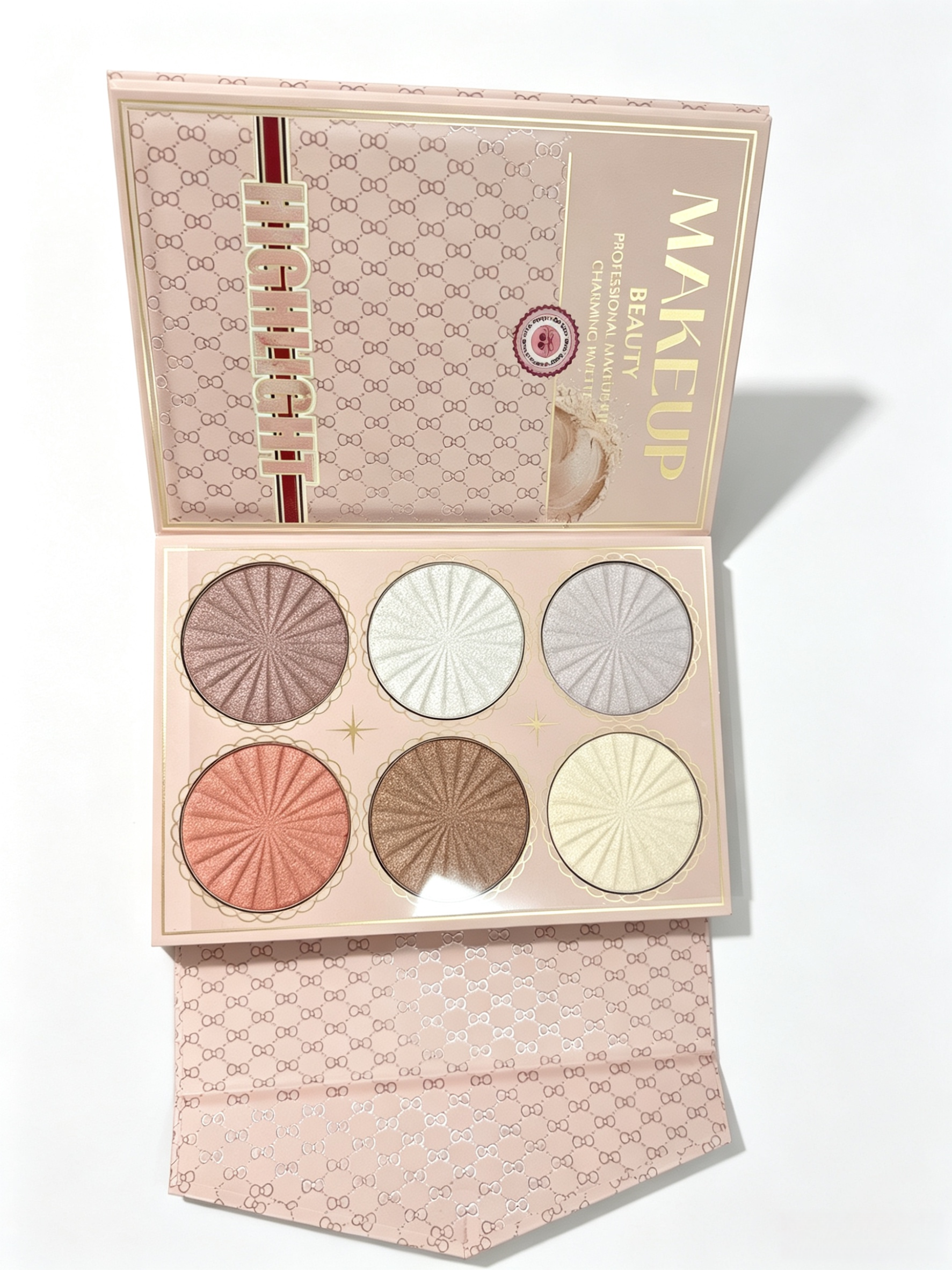 IGOODCO Luxury Book Style All In One Full Makeup Kit | Double Eyeshadow + Blush + Highlight Contour + Cream Concealer + Eyebrow Powder + Lip Gloss Complete Professional Makeup Gift Set