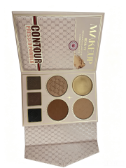IGOODCO Luxury Book Style All In One Full Makeup Kit | Double Eyeshadow + Blush + Highlight Contour + Cream Concealer + Eyebrow Powder + Lip Gloss Complete Professional Makeup Gift Set
