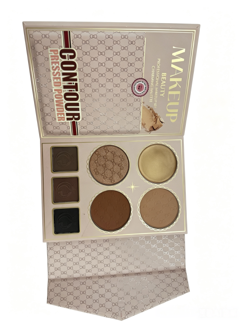 IGOODCO Luxury Book Style All In One Full Makeup Kit | Double Eyeshadow + Blush + Highlight Contour + Cream Concealer + Eyebrow Powder + Lip Gloss Complete Professional Makeup Gift Set