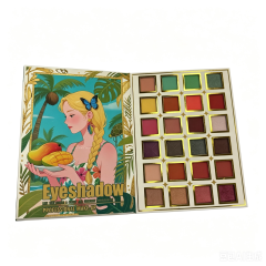 OULANAO Tropical Parade All-in-One Makeup Palette | 6 in 1 Professional Eyeshadow Blush Highlight Contour Bronzer Set, Tropical Jungle Multi Color Makeup Kit for Daily & Festival Makeup