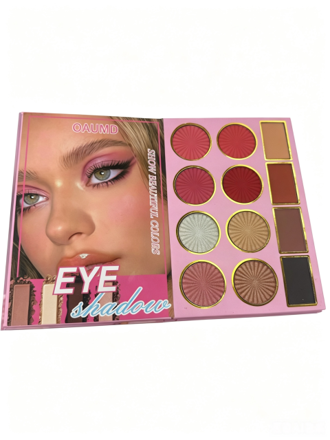 OAUMD All-in-One Beauty Makeup Set, 24 Shades Eyeshadow Palette, Lip Gloss & Nail Polish Kit, Matte Shimmer Eye Shadow, Complete Cosmetic Gift Box for Daily Makeup & Party Looks