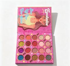 MifaSolar 4 in 1 Multi Makeup Palette | Eyeshadow, Blush & Contour Powder, Matte Shimmer Glitter Eye Makeup Palette