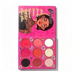 MifaSolar 4 in 1 Multi Makeup Palette | Eyeshadow, Blush & Contour Powder, Matte Shimmer Glitter Eye Makeup Palette