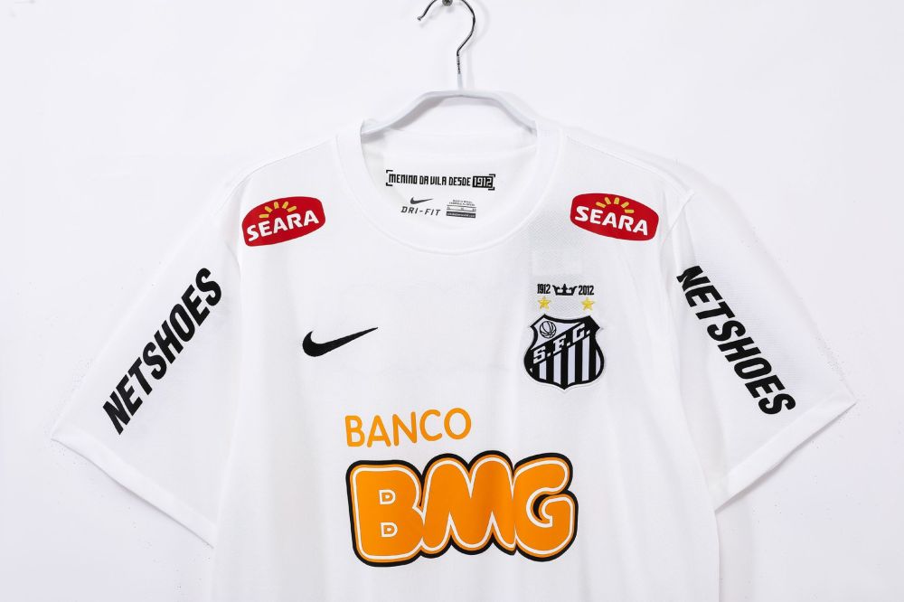 2013 Santos  Home Retro Football Jersey