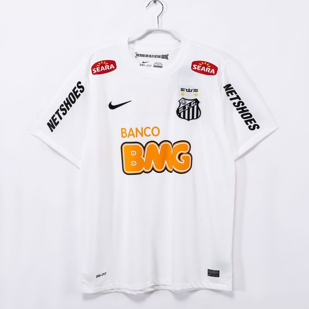 2013 Santos  Home Retro Football Jersey