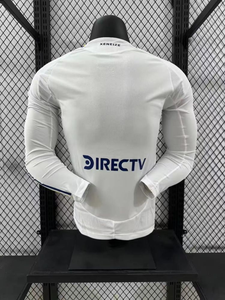 2024/2025 Boca Youth Away Long Sleeved Football Jersey (Player Edition)