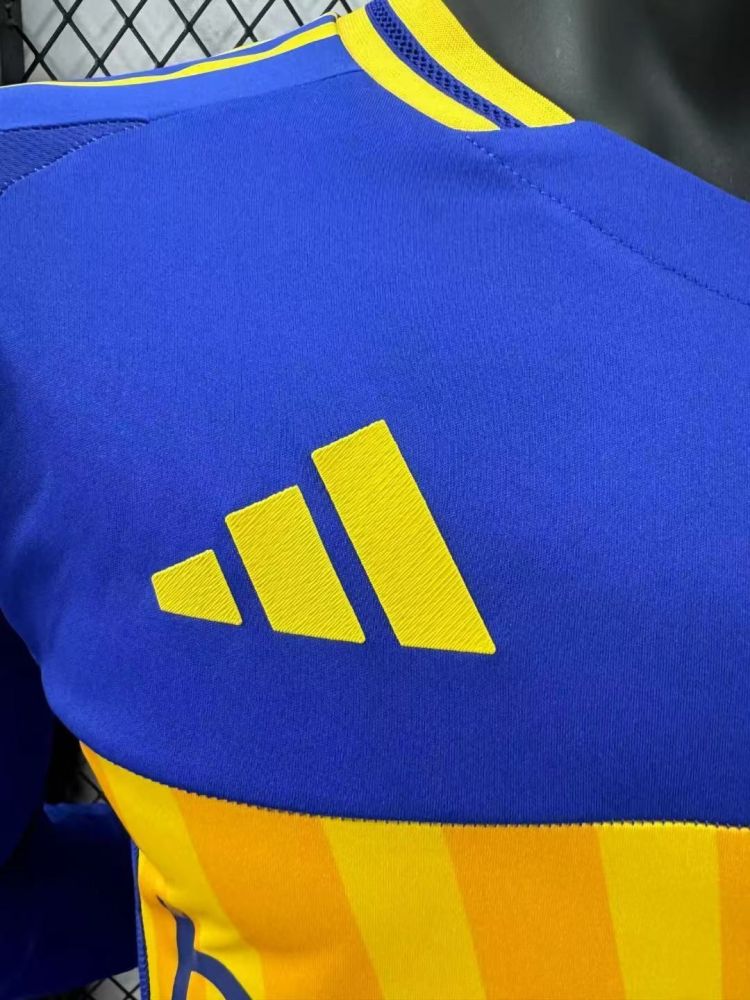 2024/2025 Boca Youth Home Ground Long Sleeves Football Jersey (Player Edition)