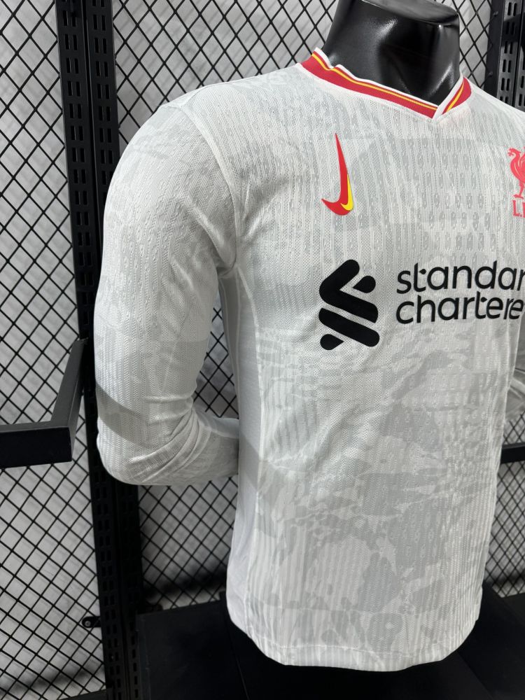 2024/2025 Liverpool Second Away Long sleeves Football Jerseys (Player Edition)
