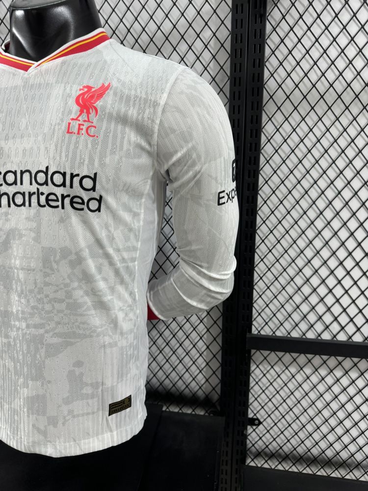 2024/2025 Liverpool Second Away Long sleeves Football Jerseys (Player Edition)