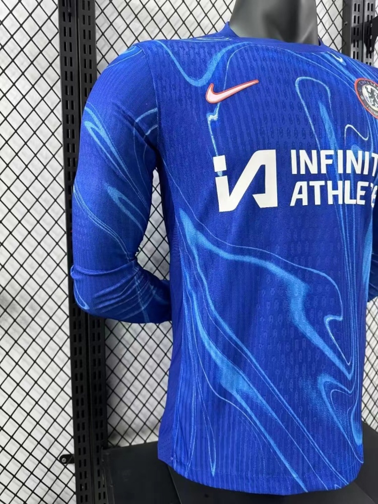 2024/2025 Chelsea Home Long sleeves Football Jerseys (Player Edition)