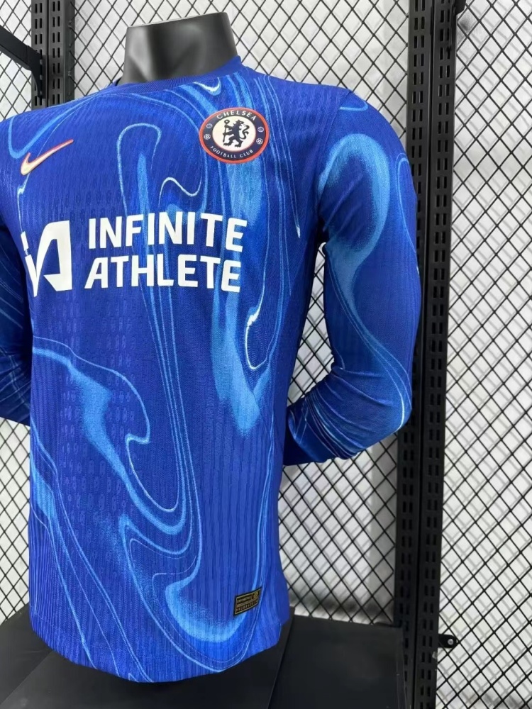 2024/2025 Chelsea Home Long sleeves Football Jerseys (Player Edition)