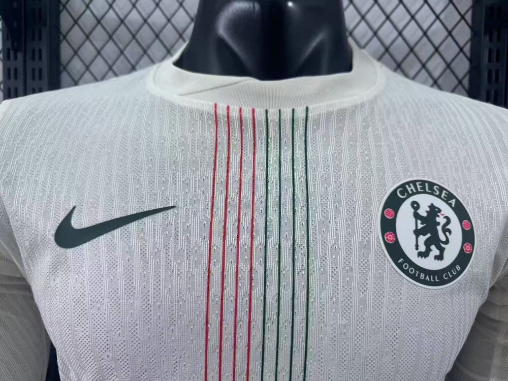 2025/2026 Chelsea Away Long Sleeves Football Jerseys (Player Edition)