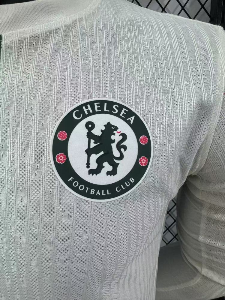 2025/2026 Chelsea Away Long Sleeves Football Jerseys (Player Edition)