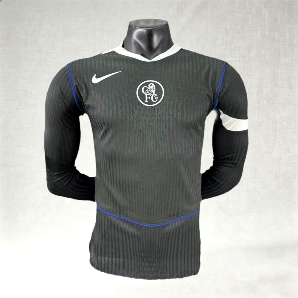2025/2026 Chelsea Second Away Long Sleeves Football Jerseys (Player Edition)
