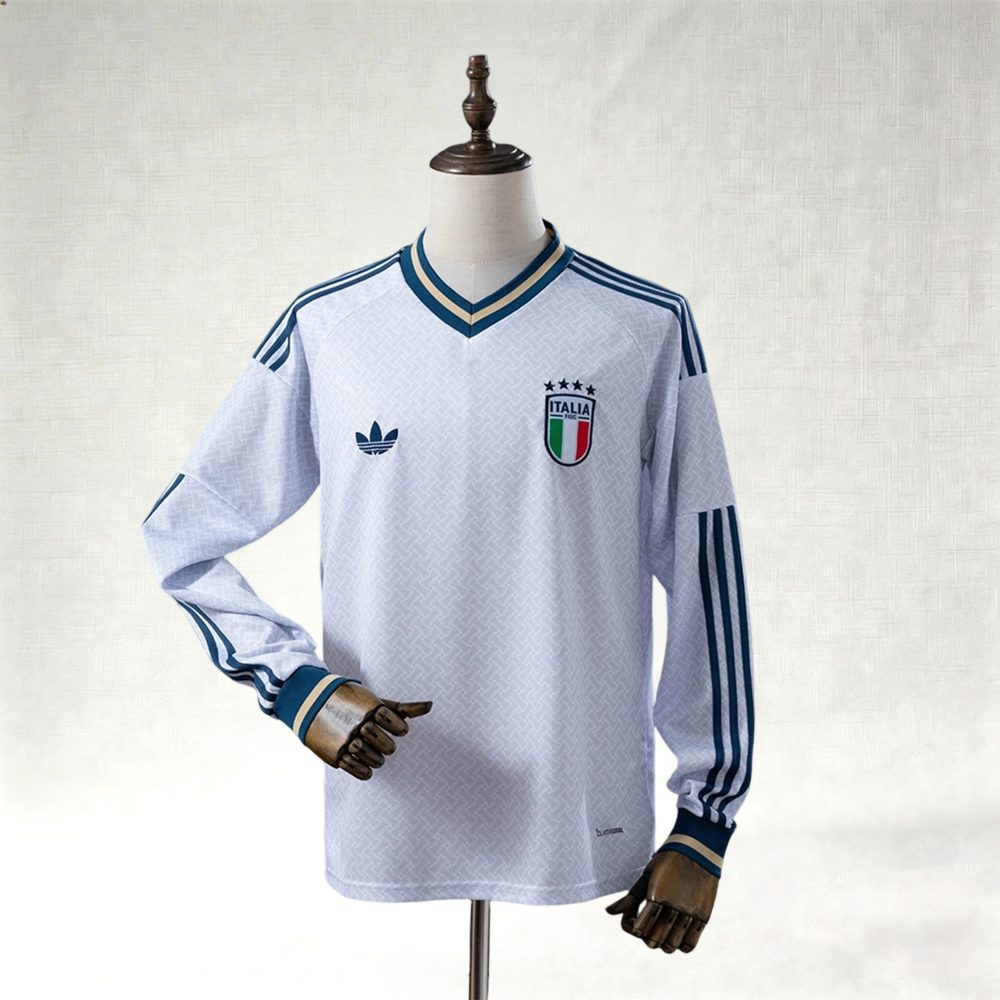 2026 Italy Away Long Sleeve Football Jerseys (Fan Edition)